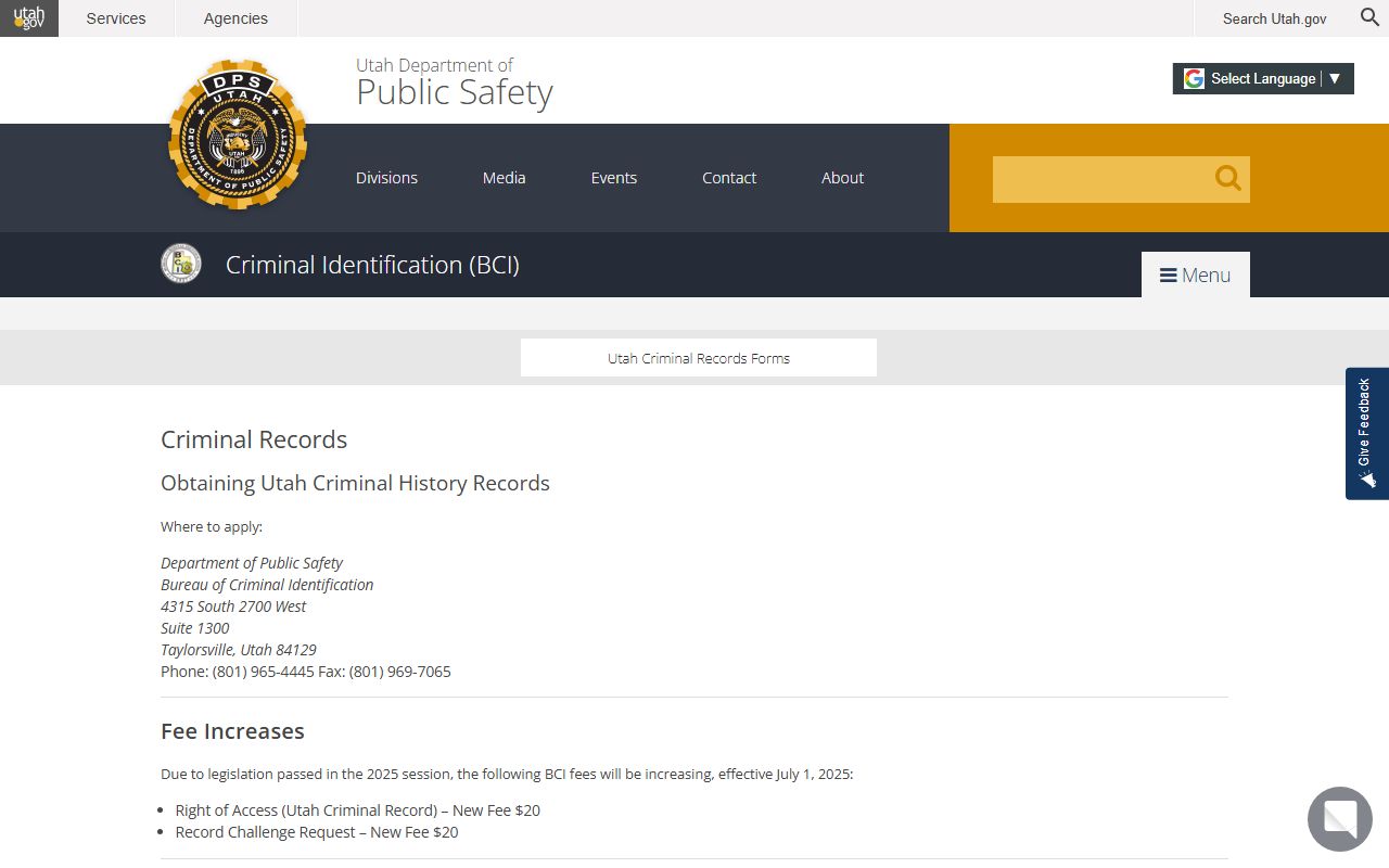 Daggett County booking reports through BCI criminal records state database